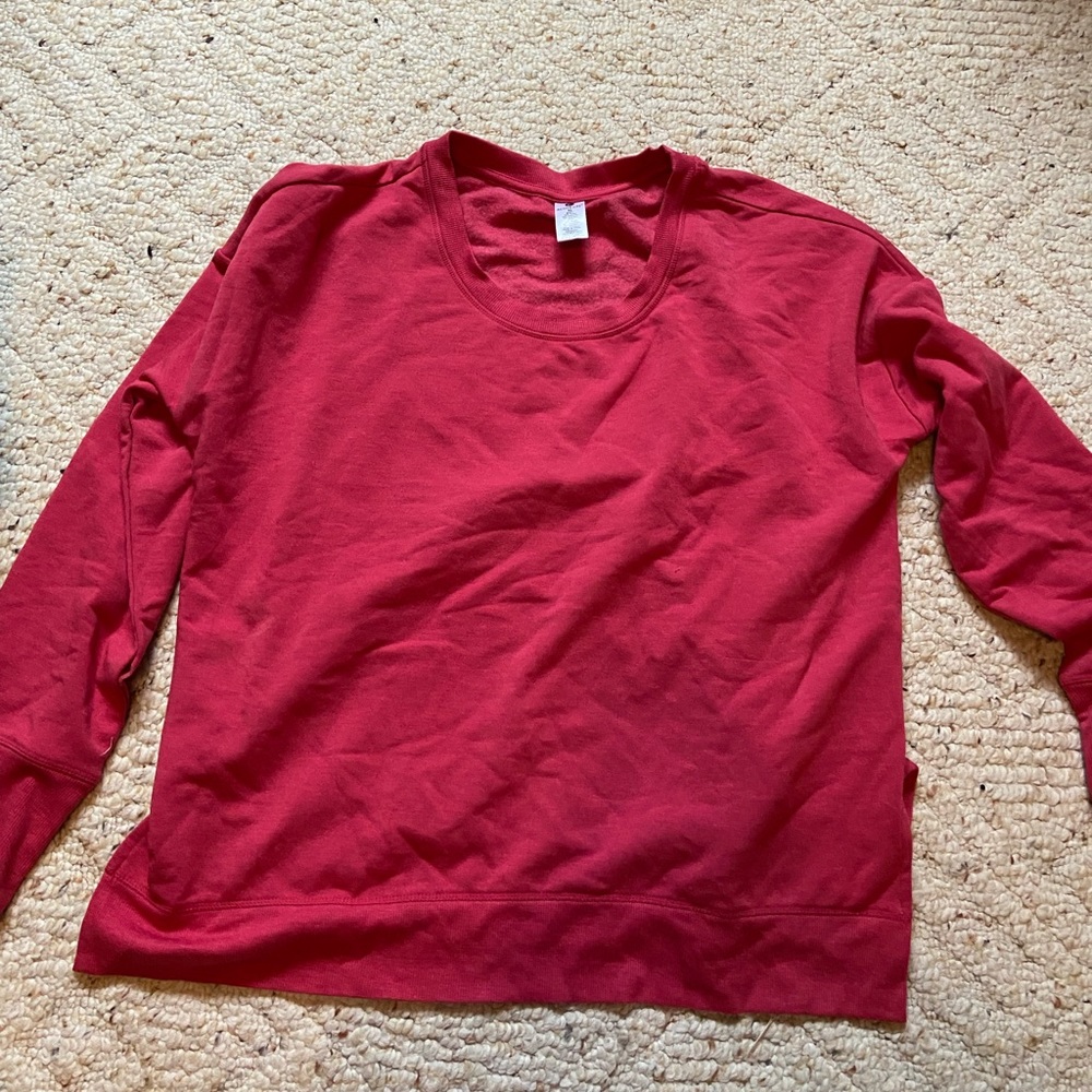 Super soft and comfy pink crewneck